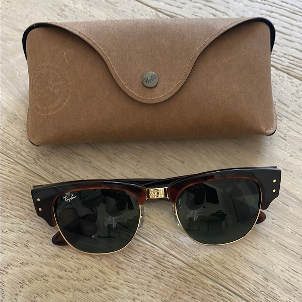 Ray-Ban Tortoise and Gold Sunglasses
